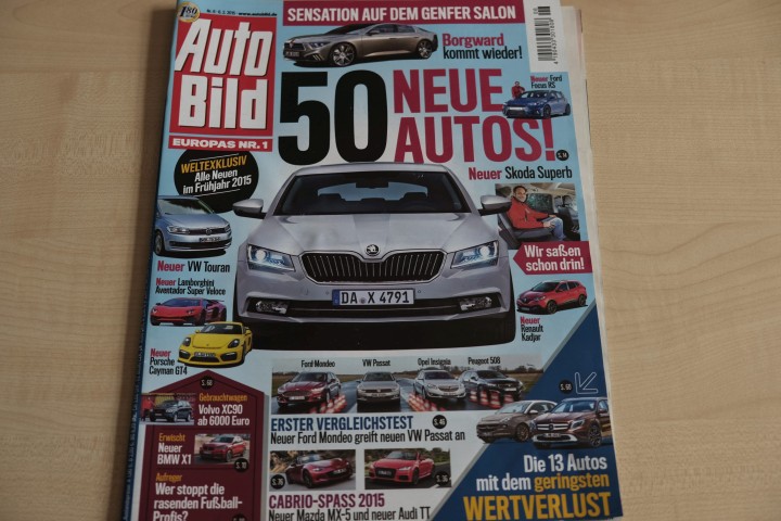 Deckblatt Auto Bild (06/2015)